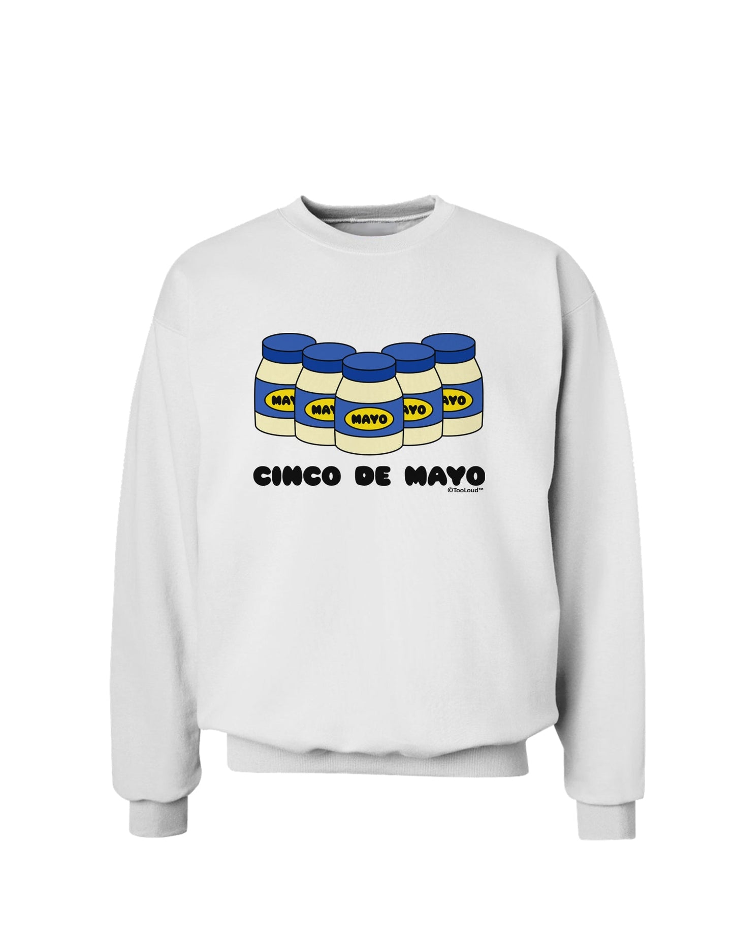 Cinco de Mayo - 5 Mayo Jars Sweatshirt by TooLoud-Sweatshirts-TooLoud-White-Small-Davson Sales
