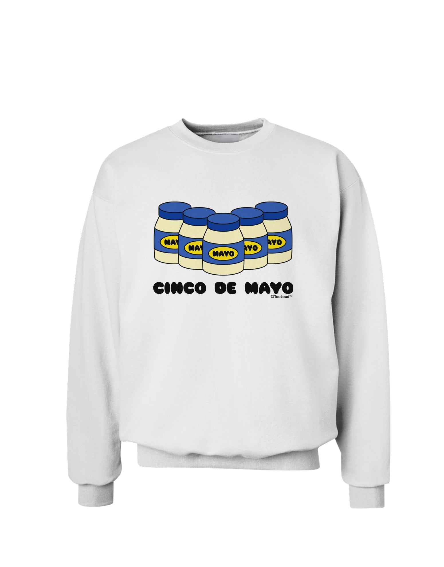 Cinco de Mayo - 5 Mayo Jars Sweatshirt by TooLoud-Sweatshirts-TooLoud-White-Small-Davson Sales