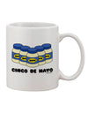 Cinco de Mayo Celebration - Exquisite 5 Mayo Jars Printed 11 oz Coffee Mug by TooLoud-11 OZ Coffee Mug-TooLoud-White-Davson Sales