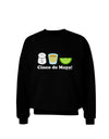 Cinco de Mayo Design - Salt Tequila Lime Adult Dark Sweatshirt by TooLoud-Sweatshirts-TooLoud-Black-Small-Davson Sales