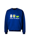 Cinco de Mayo Design - Salt Tequila Lime Adult Dark Sweatshirt by TooLoud-Sweatshirts-TooLoud-Deep-Royal-Blue-Small-Davson Sales