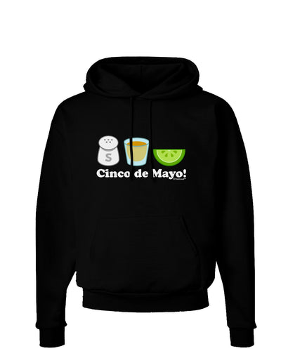 Cinco de Mayo Design - Salt Tequila Lime Dark Hoodie Sweatshirt by TooLoud-Hoodie-TooLoud-Black-Small-Davson Sales