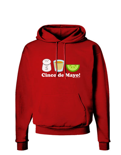 Cinco de Mayo Design - Salt Tequila Lime Dark Hoodie Sweatshirt by TooLoud-Hoodie-TooLoud-Red-Small-Davson Sales