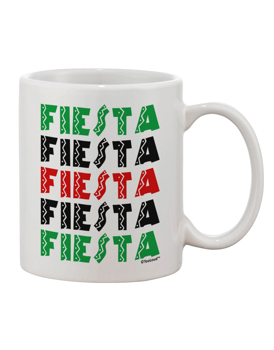 Cinco Fiestas - Exquisite 11 oz Coffee Mug Crafted by a Drinkware Expert - TooLoud-11 OZ Coffee Mug-TooLoud-White-Davson Sales