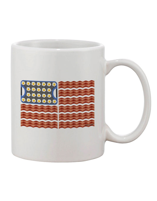 Classic American Breakfast Flag Coffee Mug - TooLoud-11 OZ Coffee Mug-TooLoud-White-Davson Sales
