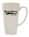 Classic Conical Latte Coffee Mug for Grandpa - TooLoud-Conical Latte Mug-TooLoud-White-Davson Sales