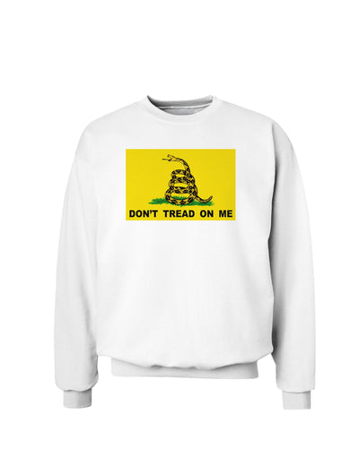 Classic Gadsden Flag Don't Tread On Me Sweatshirt-Sweatshirts-TooLoud-White-Small-Davson Sales