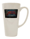 Classic Vintage Truck 16 Ounce Conical Latte Coffee Mug - Expertly Crafted by TooLoud-Conical Latte Mug-TooLoud-White-Davson Sales