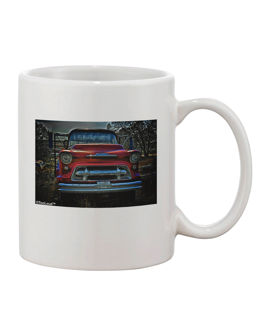 Classic Vintage Truck Design 11 oz Coffee Mug - Expertly Crafted by TooLoud-11 OZ Coffee Mug-TooLoud-White-Davson Sales