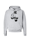 Classy Tophat Mustache Pipe and Monocle Hoodie Sweatshirt-Hoodie-TooLoud-AshGray-Small-Davson Sales