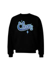 Clean Text Adult Dark Sweatshirt-Sweatshirts-TooLoud-Black-Small-Davson Sales