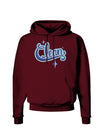 Clean Text Dark Hoodie Sweatshirt-Hoodie-TooLoud-Maroon-Small-Davson Sales