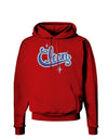 Clean Text Dark Hoodie Sweatshirt-Hoodie-TooLoud-Red-Small-Davson Sales