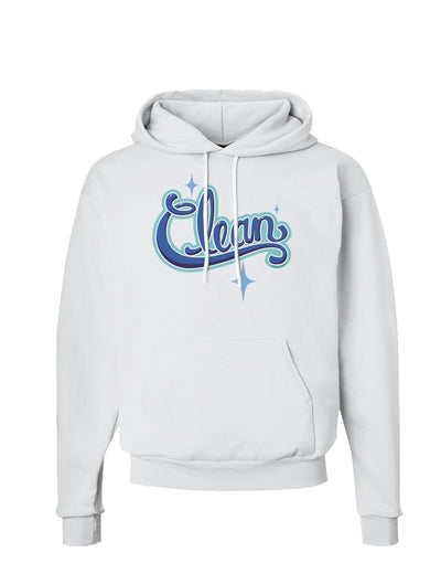 Clean Text Hoodie Sweatshirt-Hoodie-TooLoud-White-Small-Davson Sales