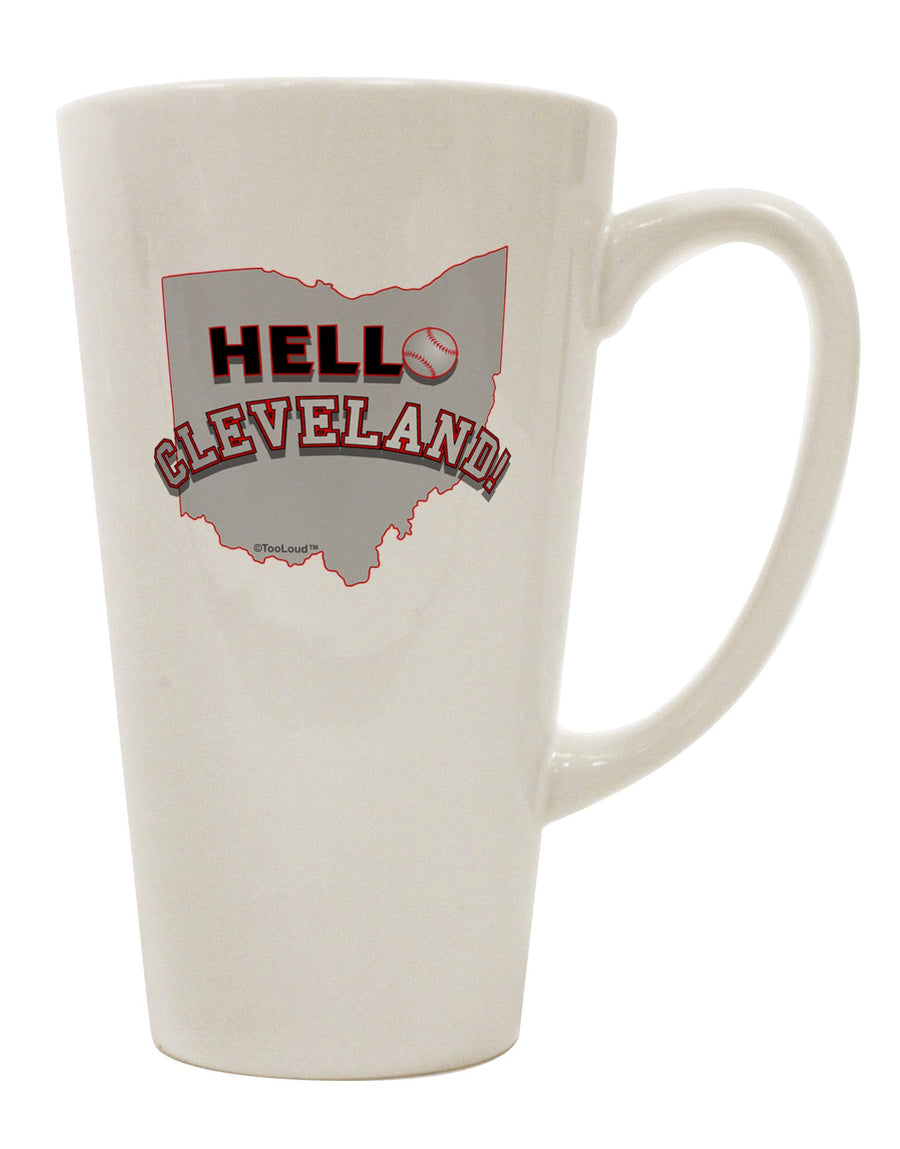 Cleveland's Finest 16 Ounce Conical Latte Coffee Mug - TooLoud-Conical Latte Mug-TooLoud-White-Davson Sales