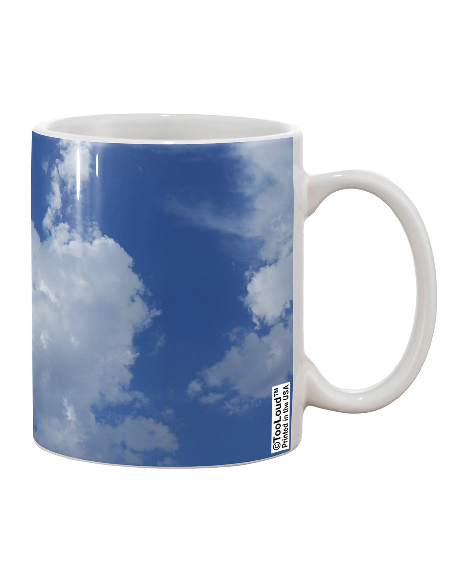 Clouds All Over Printed 11 oz Coffee Mug - Expertly Crafted Drinkware TooLoud-11 OZ Coffee Mug-TooLoud-White-Davson Sales