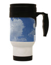 Clouds All Over Stainless Steel 14oz Travel Mug All Over Print-Travel Mugs-TooLoud-White-Davson Sales