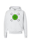 Clover and Crossbones Hoodie Sweatshirt by TooLoud-Hoodie-TooLoud-White-Small-Davson Sales