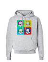 Clown Face Pop Art 2 Hoodie Sweatshirt-Hoodie-TooLoud-AshGray-Small-Davson Sales