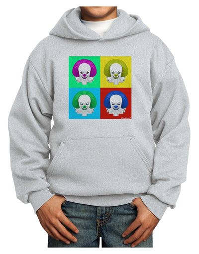 Clown Face Pop Art 2 Youth Hoodie Pullover Sweatshirt-Youth Hoodie-TooLoud-Ash-XS-Davson Sales