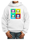 Clown Face Pop Art 2 Youth Hoodie Pullover Sweatshirt-Youth Hoodie-TooLoud-White-XS-Davson Sales