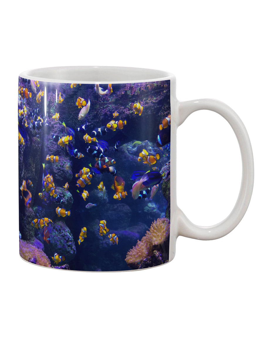 Clownfish Inspired Underwater Ocean View 11 oz Coffee Mug - TooLoud-11 OZ Coffee Mug-TooLoud-White-Davson Sales