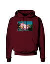 Clownfish Watercolor Text Dark Hoodie Sweatshirt-Hoodie-TooLoud-Maroon-Small-Davson Sales