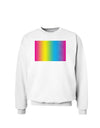 CMY Graphic Rainbow Sweatshirt-Sweatshirts-TooLoud-White-Small-Davson Sales