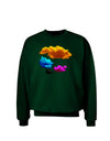 CMYK Clouds Adult Dark Sweatshirt-Sweatshirts-TooLoud-Deep-Forest-Green-Small-Davson Sales