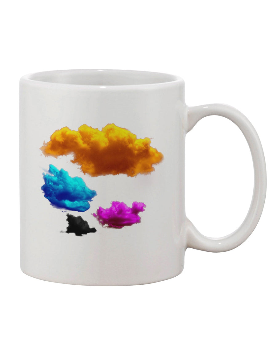 CMYK Clouds Printed 11 oz Coffee Mug - Expertly Crafted Drinkware-11 OZ Coffee Mug-TooLoud-White-Davson Sales