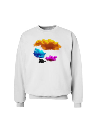 CMYK Clouds Sweatshirt-Sweatshirts-TooLoud-White-Small-Davson Sales