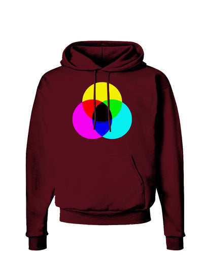 CMYK Color Model Dark Hoodie Sweatshirt by TooLoud-Hoodie-TooLoud-Maroon-Small-Davson Sales