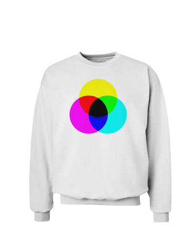 CMYK Color Model Sweatshirt by TooLoud-Sweatshirts-TooLoud-White-Small-Davson Sales