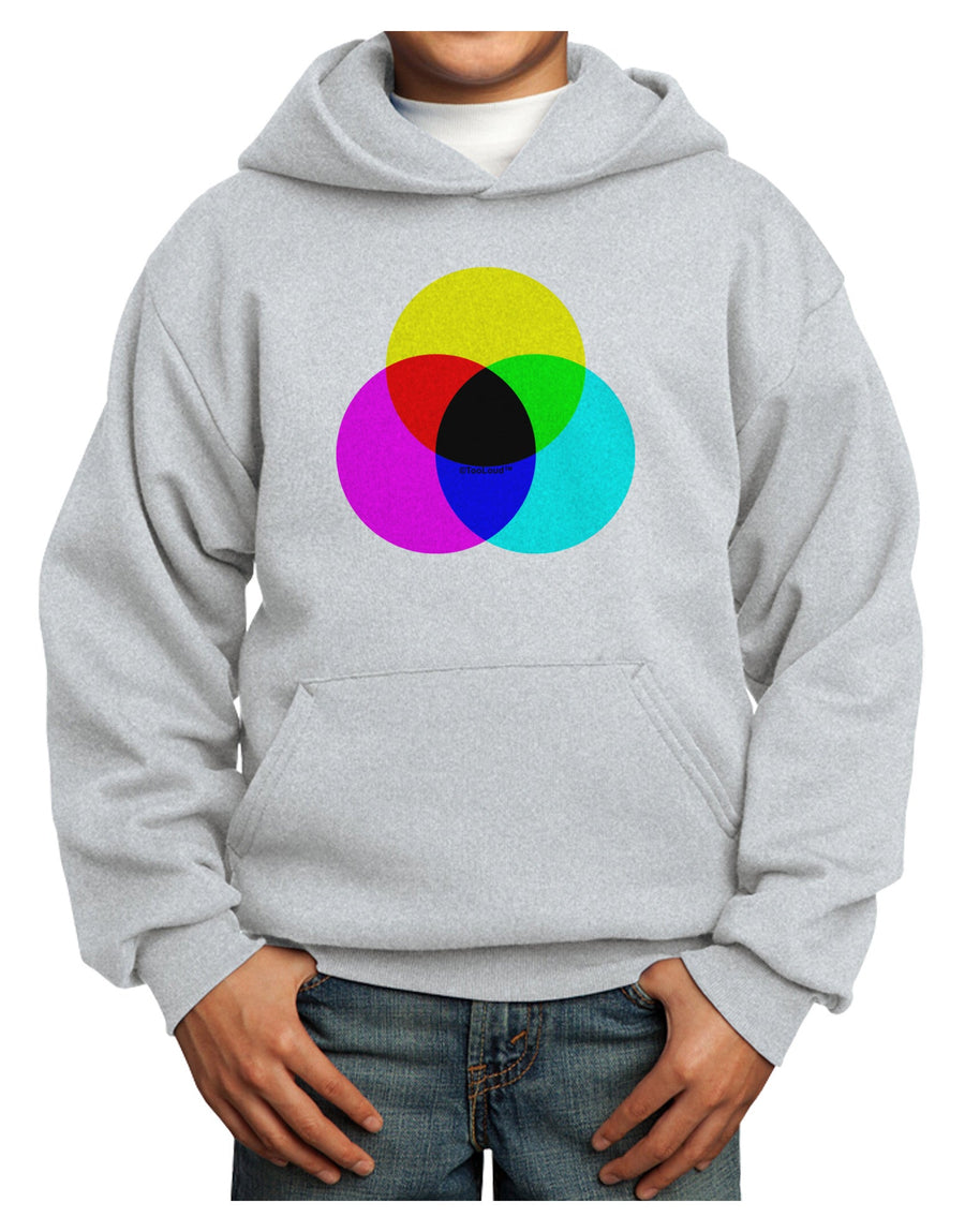 CMYK Color Model Youth Hoodie Pullover Sweatshirt by TooLoud-Youth Hoodie-TooLoud-White-XS-Davson Sales