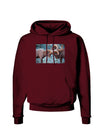 CO Bighorn Head Butt Dark Hoodie Sweatshirt-Hoodie-TooLoud-Maroon-Small-Davson Sales