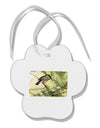 CO Chickadee Paw Print Shaped Ornament-Ornament-TooLoud-White-Davson Sales