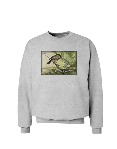 CO Chickadee with Text Sweatshirt-Sweatshirts-TooLoud-AshGray-Small-Davson Sales