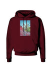 CO Cliffside Tree Dark Hoodie Sweatshirt-Hoodie-TooLoud-Maroon-Small-Davson Sales