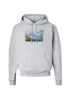 CO Fog Mountains Text Hoodie Sweatshirt-Hoodie-TooLoud-AshGray-Small-Davson Sales