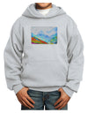 CO Fog Mountains Watercolor Youth Hoodie Pullover Sweatshirt-Youth Hoodie-TooLoud-Ash-XS-Davson Sales