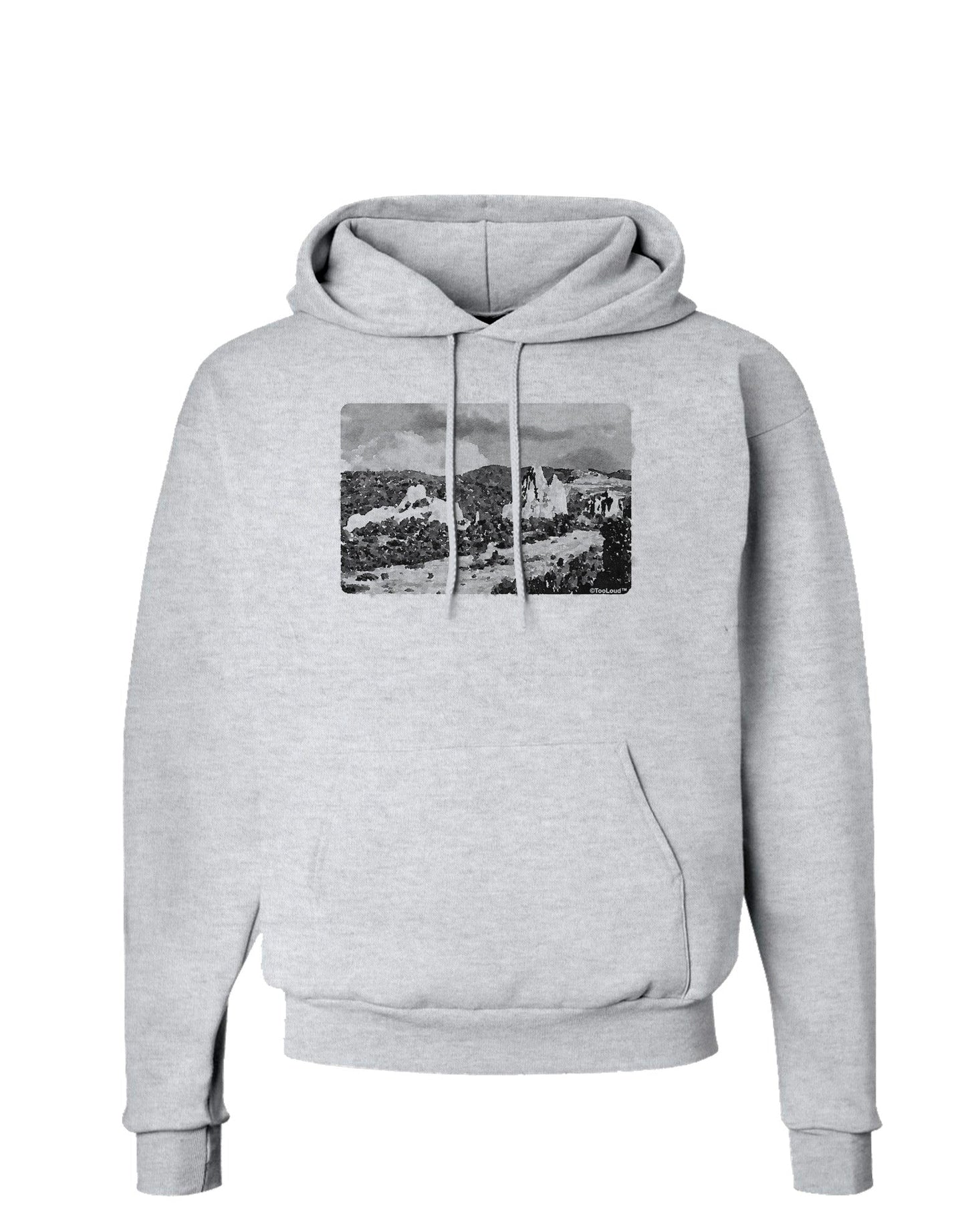 CO Mountain Forest Watercolor Hoodie Sweatshirt-Hoodie-TooLoud-AshGray-Small-Davson Sales