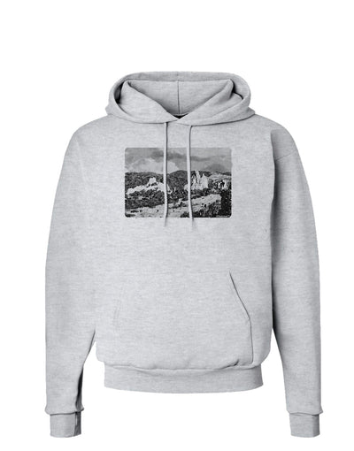 CO Mountain Forest Watercolor Hoodie Sweatshirt-Hoodie-TooLoud-AshGray-Small-Davson Sales