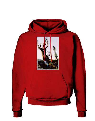 CO Mountain Scenery Watercolor Dark Hoodie Sweatshirt-Hoodie-TooLoud-Red-Small-Davson Sales