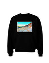 CO Rockies View Watercolor Adult Dark Sweatshirt-Sweatshirts-TooLoud-Black-Small-Davson Sales