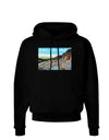 CO Rockies View with Text Dark Hoodie Sweatshirt-Hoodie-TooLoud-Black-Small-Davson Sales