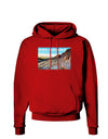 CO Rockies View with Text Dark Hoodie Sweatshirt-Hoodie-TooLoud-Red-Small-Davson Sales