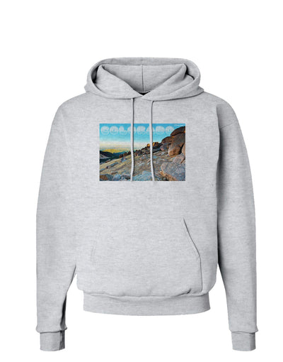 CO Rockies View with Text Hoodie Sweatshirt-Hoodie-TooLoud-AshGray-Small-Davson Sales