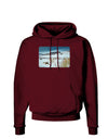 CO Snow Scene Dark Hoodie Sweatshirt-Hoodie-TooLoud-Maroon-Small-Davson Sales