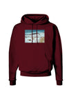 CO Snow Scene Text Dark Hoodie Sweatshirt-Hoodie-TooLoud-Maroon-Small-Davson Sales