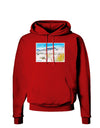 CO Snow Scene Watercolor Dark Hoodie Sweatshirt-Hoodie-TooLoud-Red-Small-Davson Sales